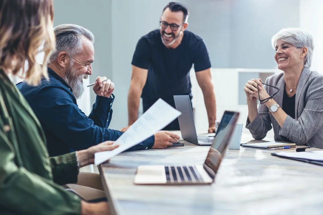 Senior product leaders in conversation